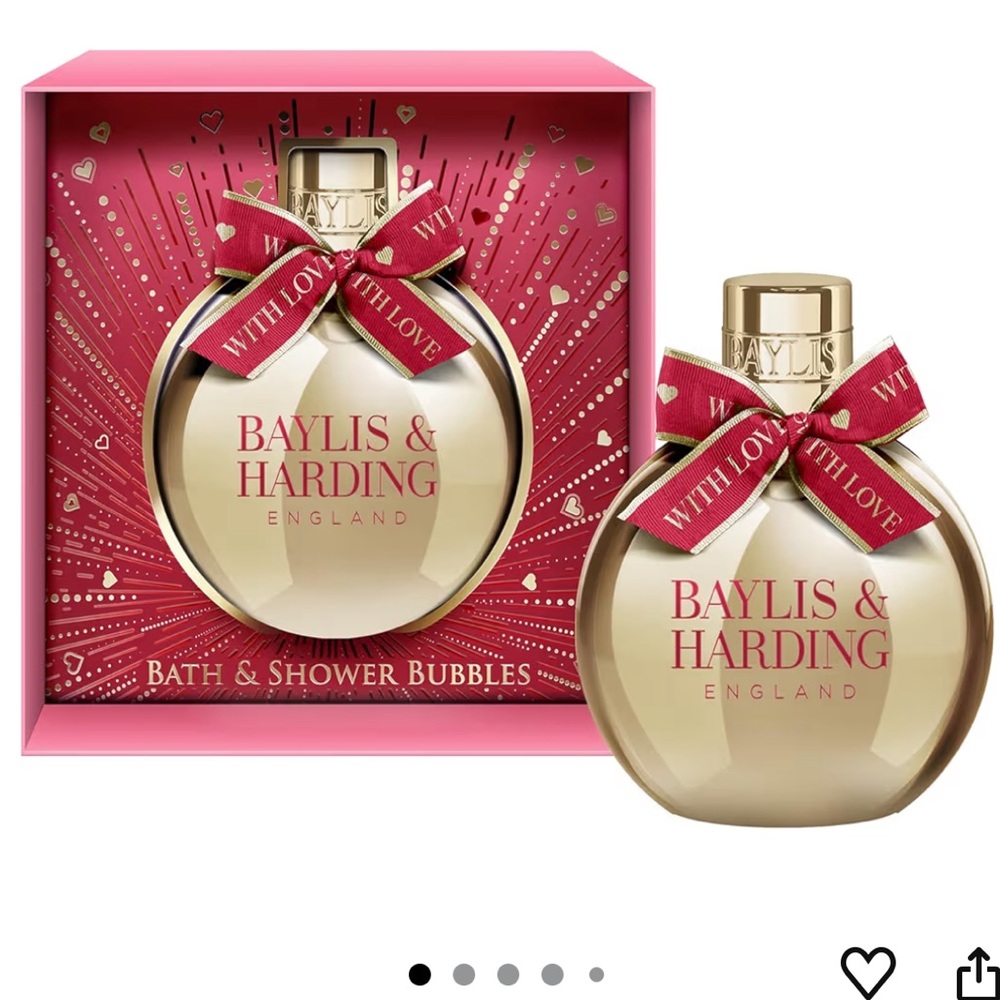 NWT Limited Edition Baylis & Harding Midnight Cherry Bath & Shower Bubbles